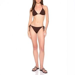 Susana Monaco Bikini Set in Brown